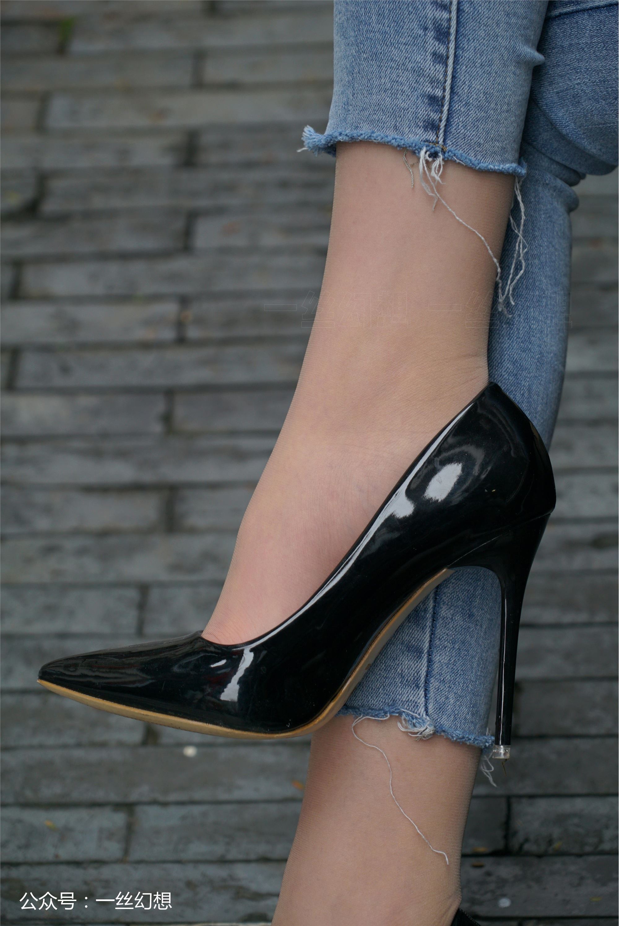 高丝女子图鉴 袜小喵×一丝幻想 NZ052 茜茜